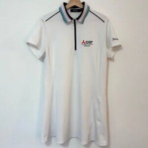 NWOT Ralph Lauren RLX Women’s Stretch Piqué Quarter-Zip Polo Dress